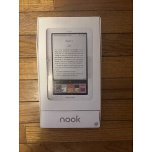 Nook Barnes & Noble 1st Edition E Reader BNRV100 White WiFi 2GB New Open Box